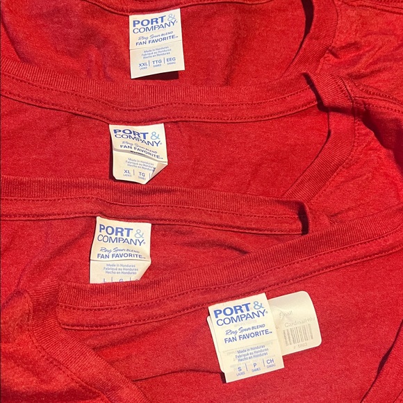 Ladies Sloppy Joe's Key West V-neck Tee Cardinal Red Heather - Picture 9 of 10